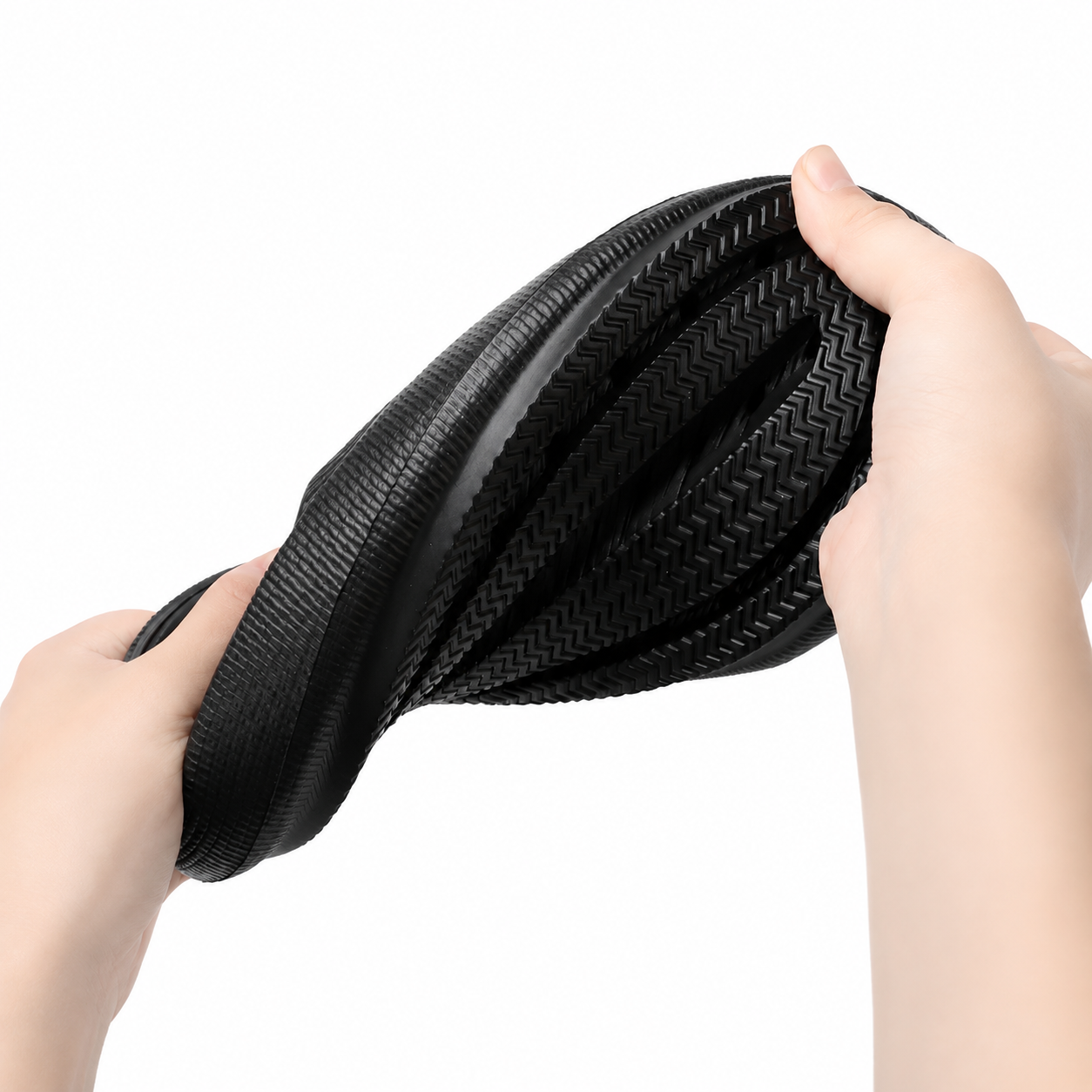 Cushioned Vertical Striped Indoor Outdoor Slide Sandals For Men