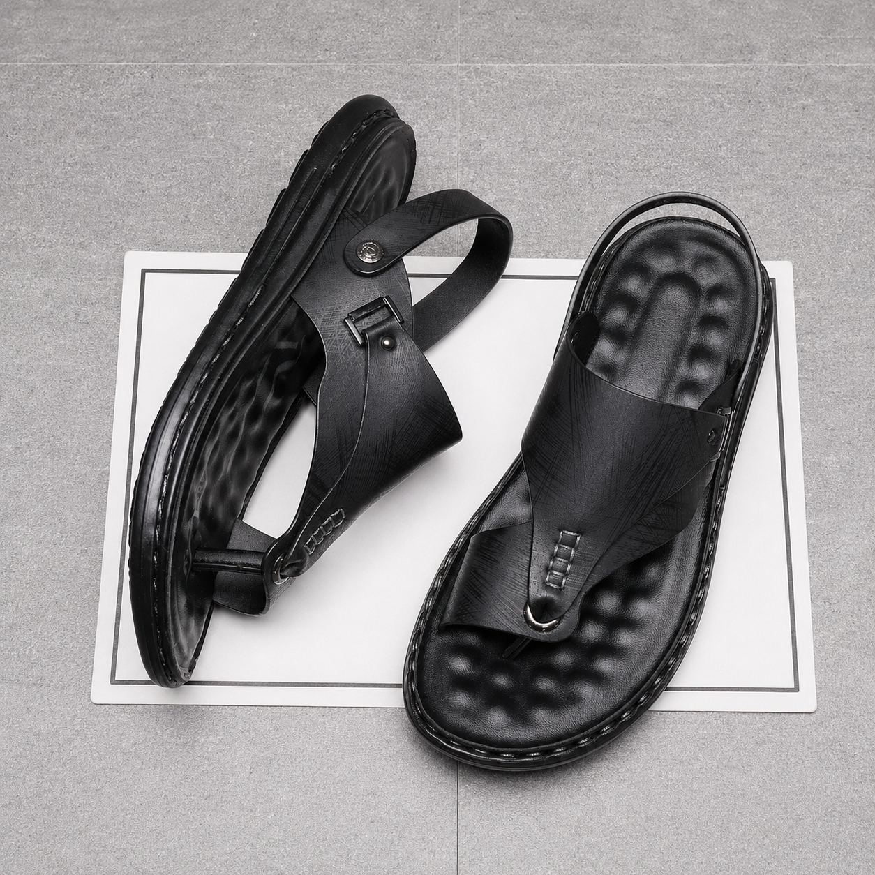 Anti Slip Waterproof Summer Street Footwear Sandals For Men
