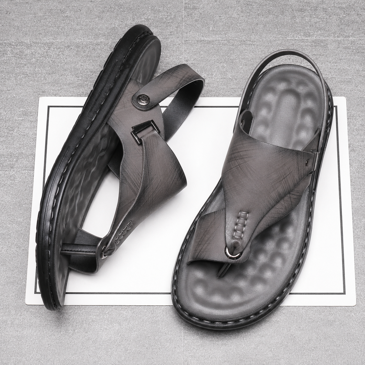 Anti Slip Waterproof Summer Street Footwear Sandals For Men