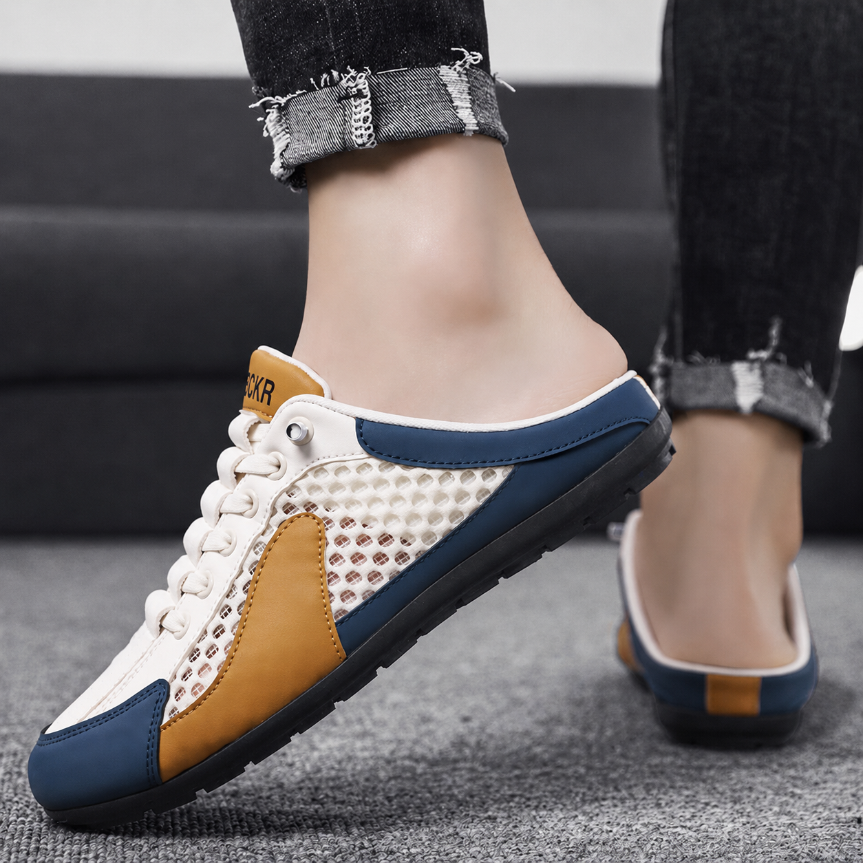 Athletic Lightweight Slip On Indoor And Beach Clog Shoes For Men