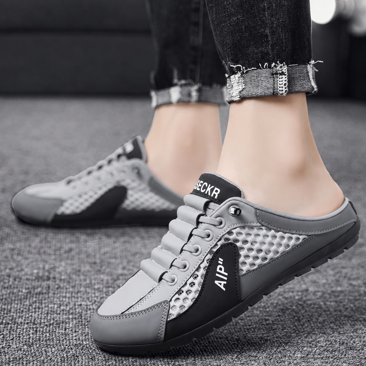 Athletic Lightweight Slip On Indoor And Beach Clog Shoes For Men