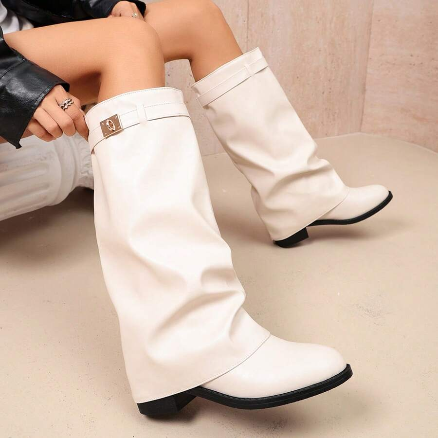 Casual Comfortable Flat Boots For Women