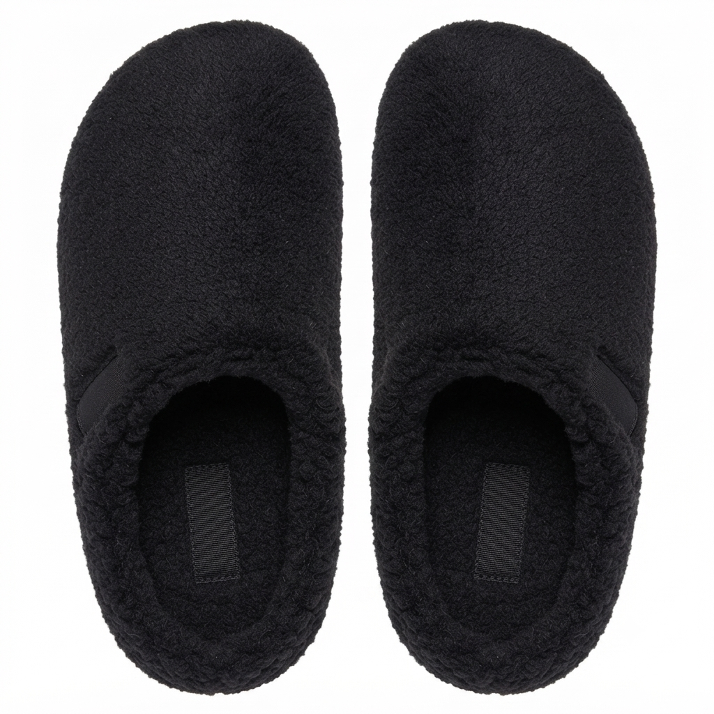 Soft Comfortable Fuzzy Indoor Slippers For Men   