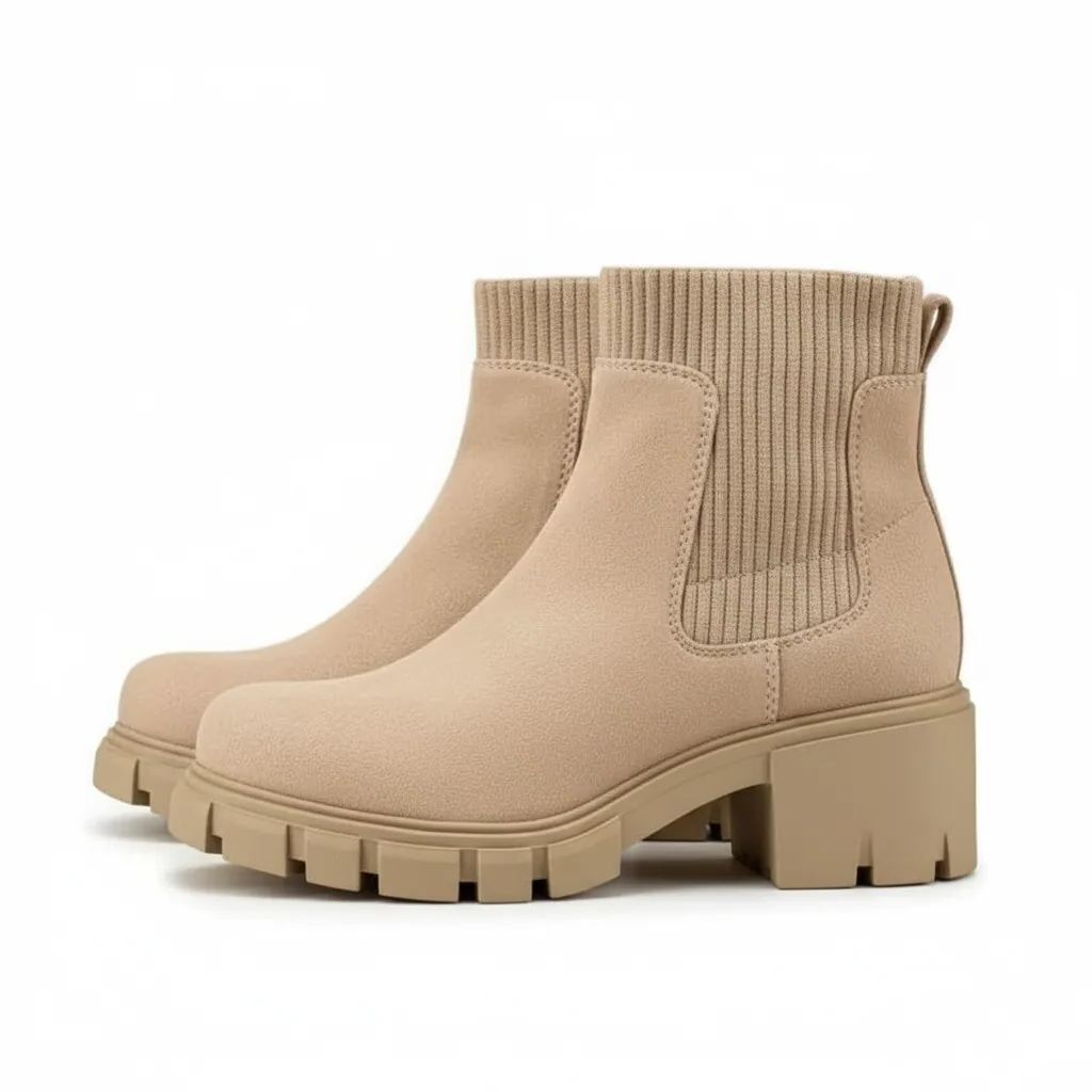 Rugged And Comfy Chunky Chelsea Boots