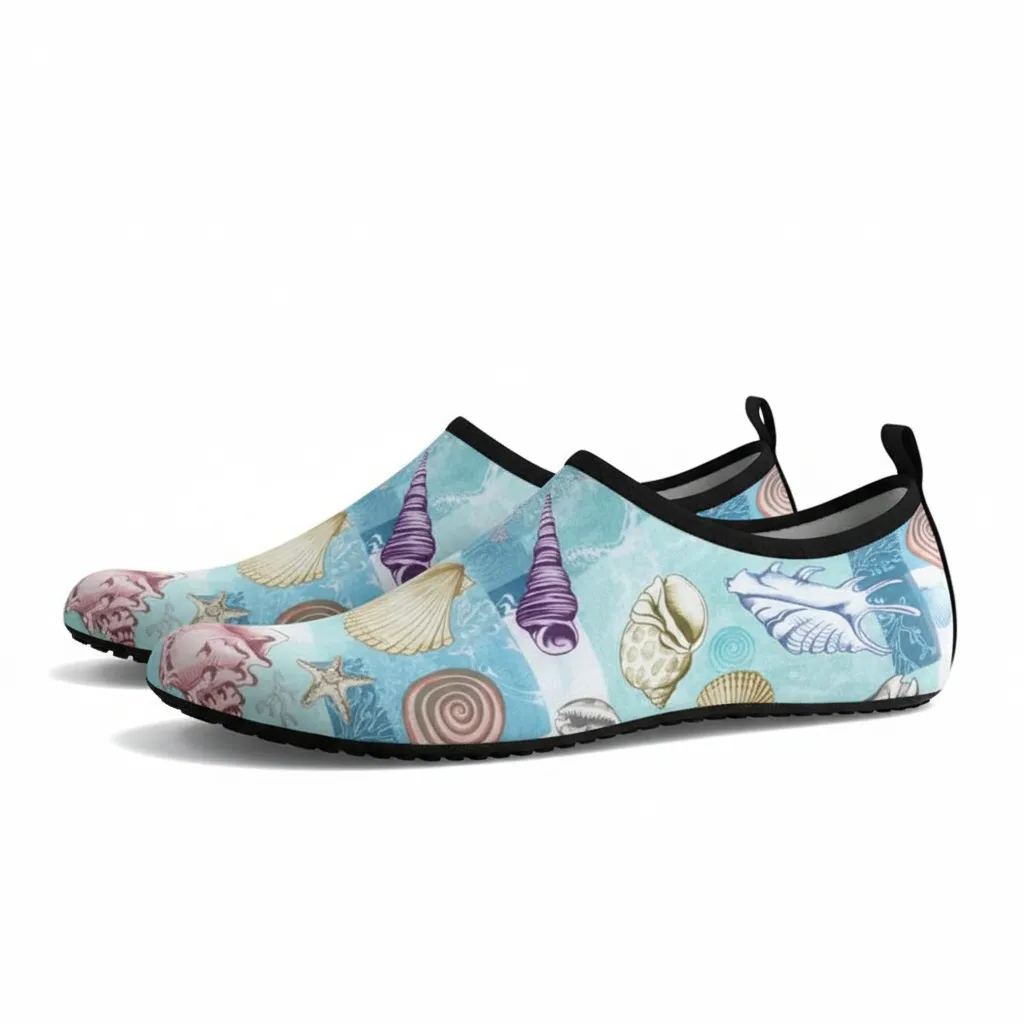 Vibrant Style Comfy Aqua Shoes