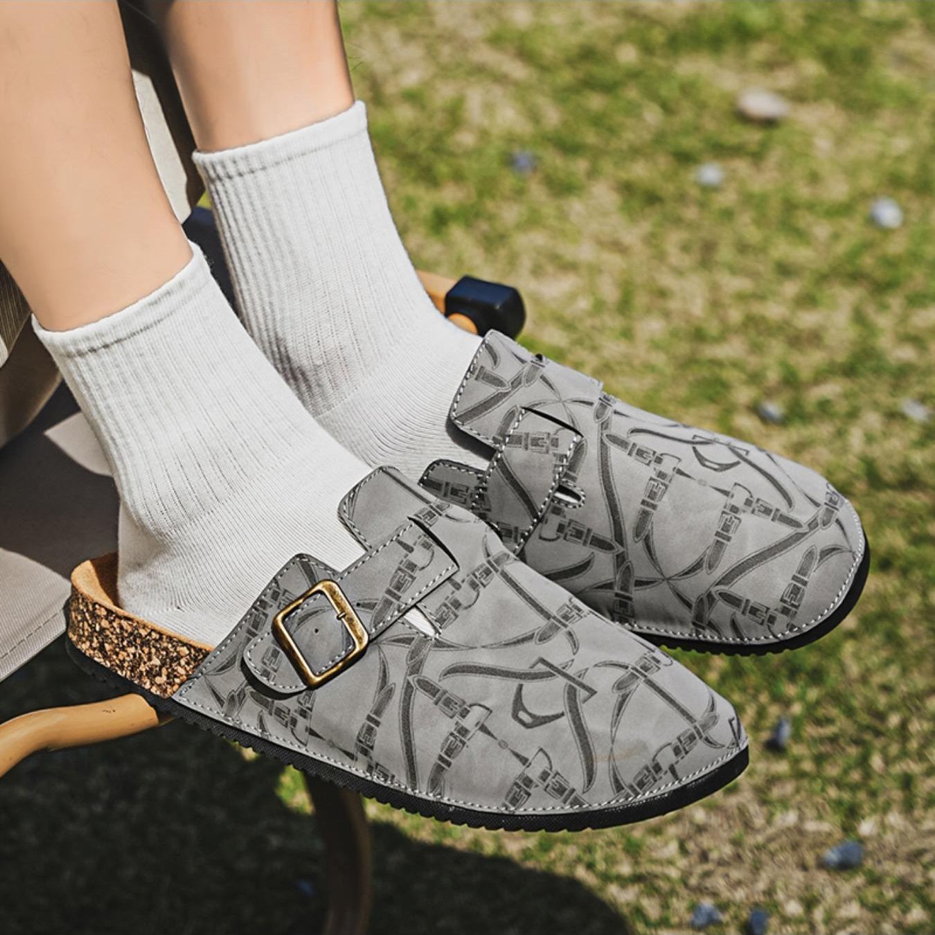 Casual Fashion Flat Slip On Mules Sandals For Men