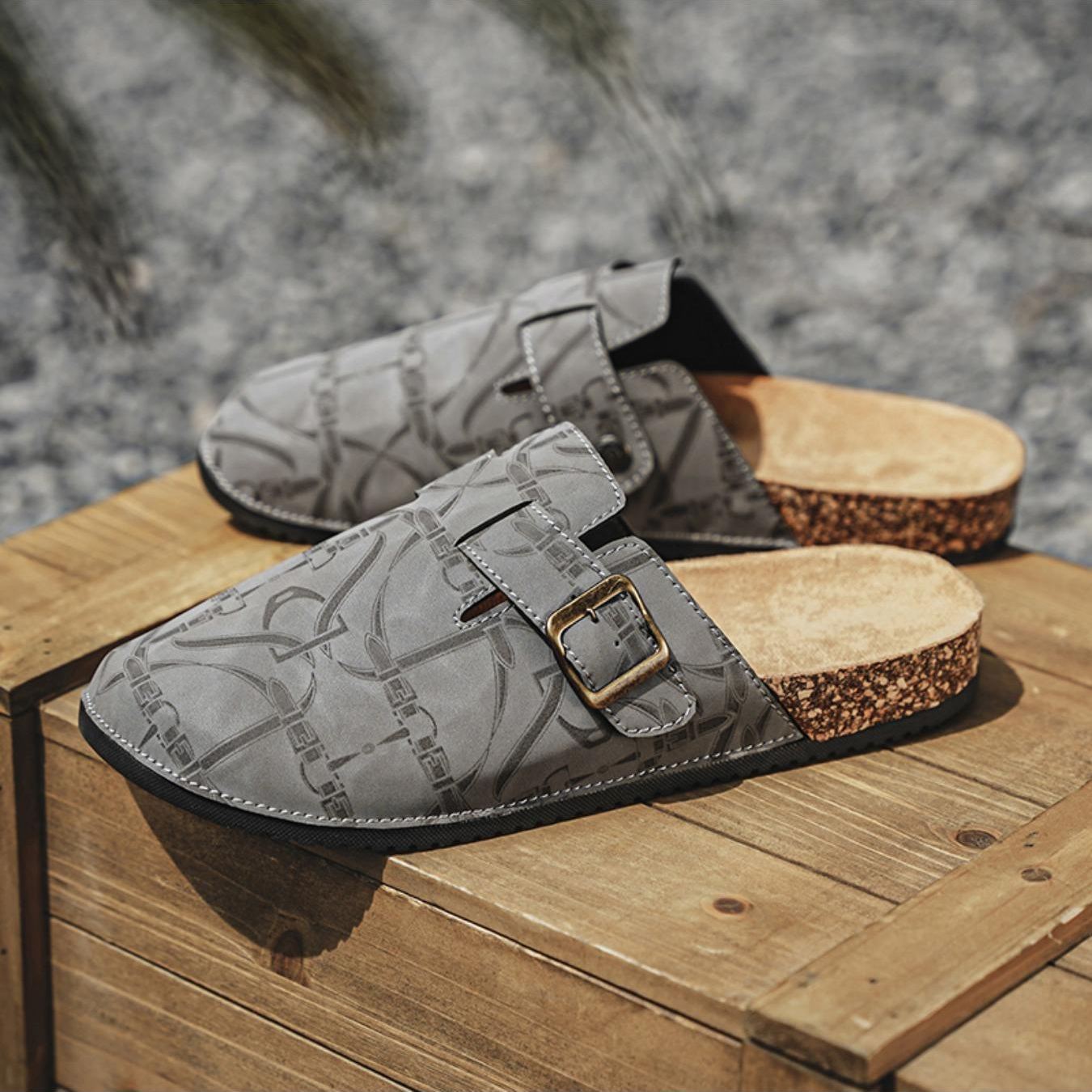 Casual Fashion Flat Slip On Mules Sandals For Men