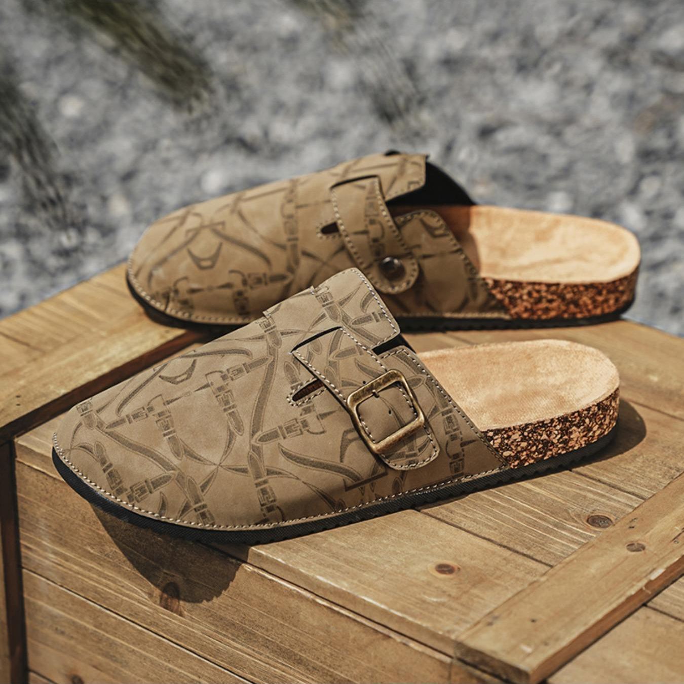 Casual Fashion Flat Slip On Mules Sandals For Men