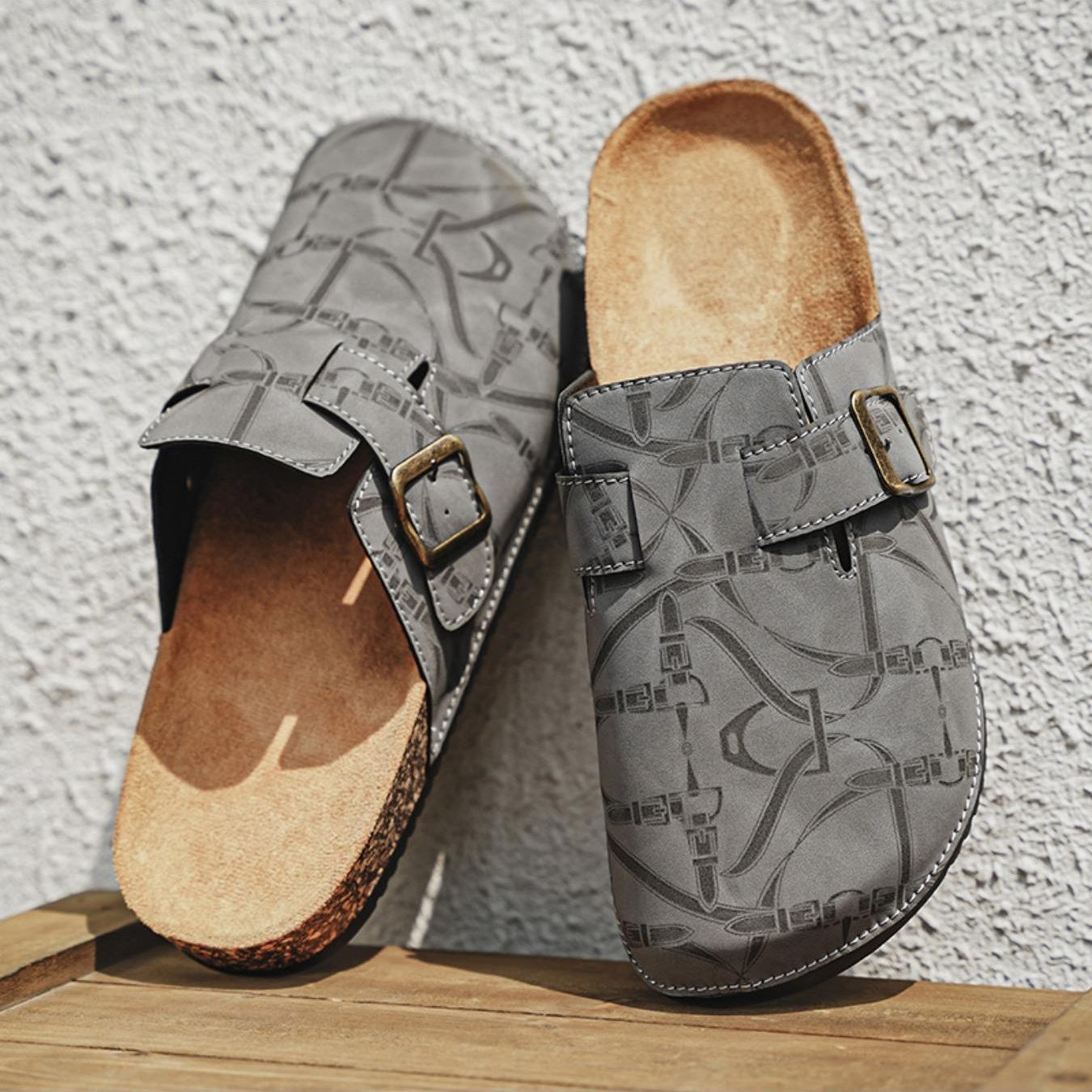 Casual Fashion Flat Slip On Mules Sandals For Men