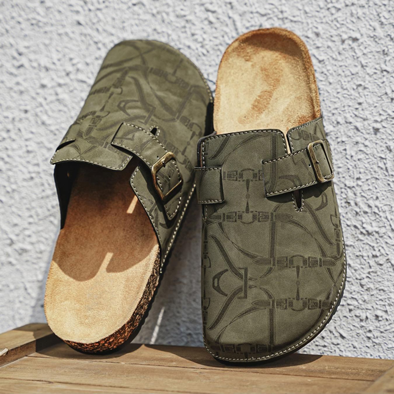 Casual Fashion Flat Slip On Mules Sandals For Men