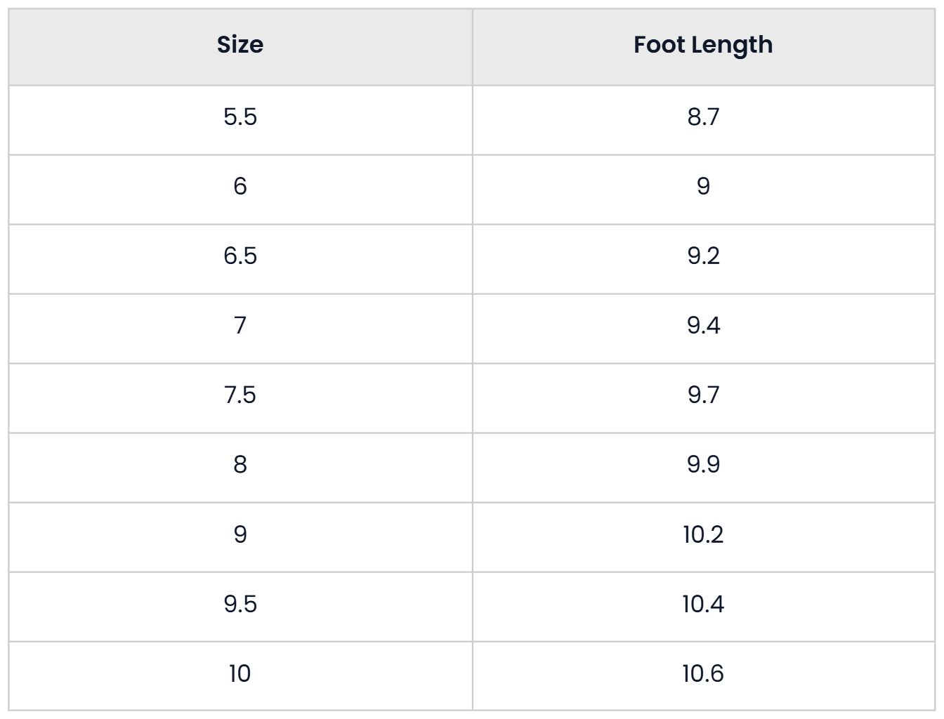 Size Chart for Casual Beaded Strap Party Sandals For Women