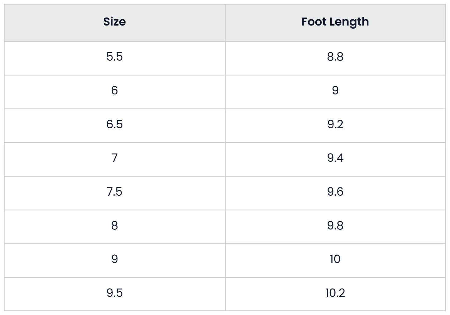 Size Chart for Casual Slouchy Pull On Tall Boots For Women