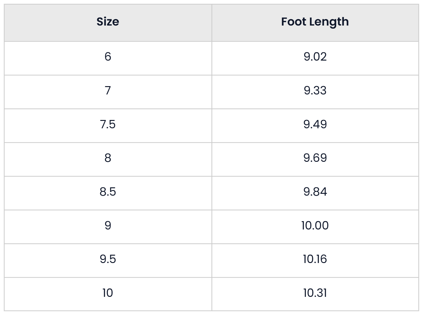 Size Chart for Casual Lace Up Strappy Dancing Shoes For Women
