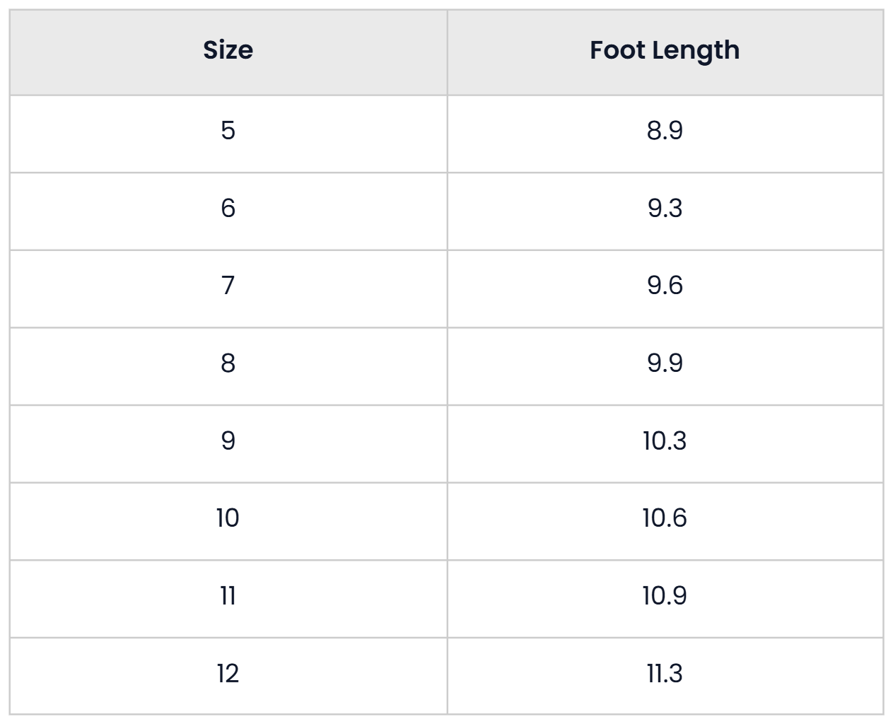 Size Chart for Casual Embroidery Side Zipper Boots For Women