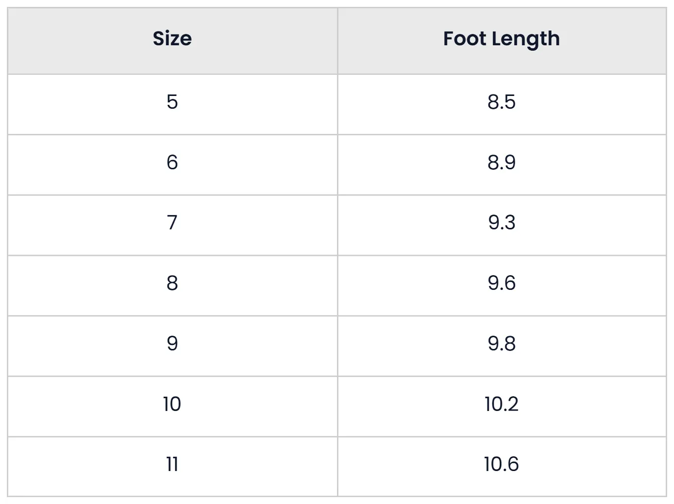 Size Chart for Casual Embroidered Western Cowgirl Boots For Women
