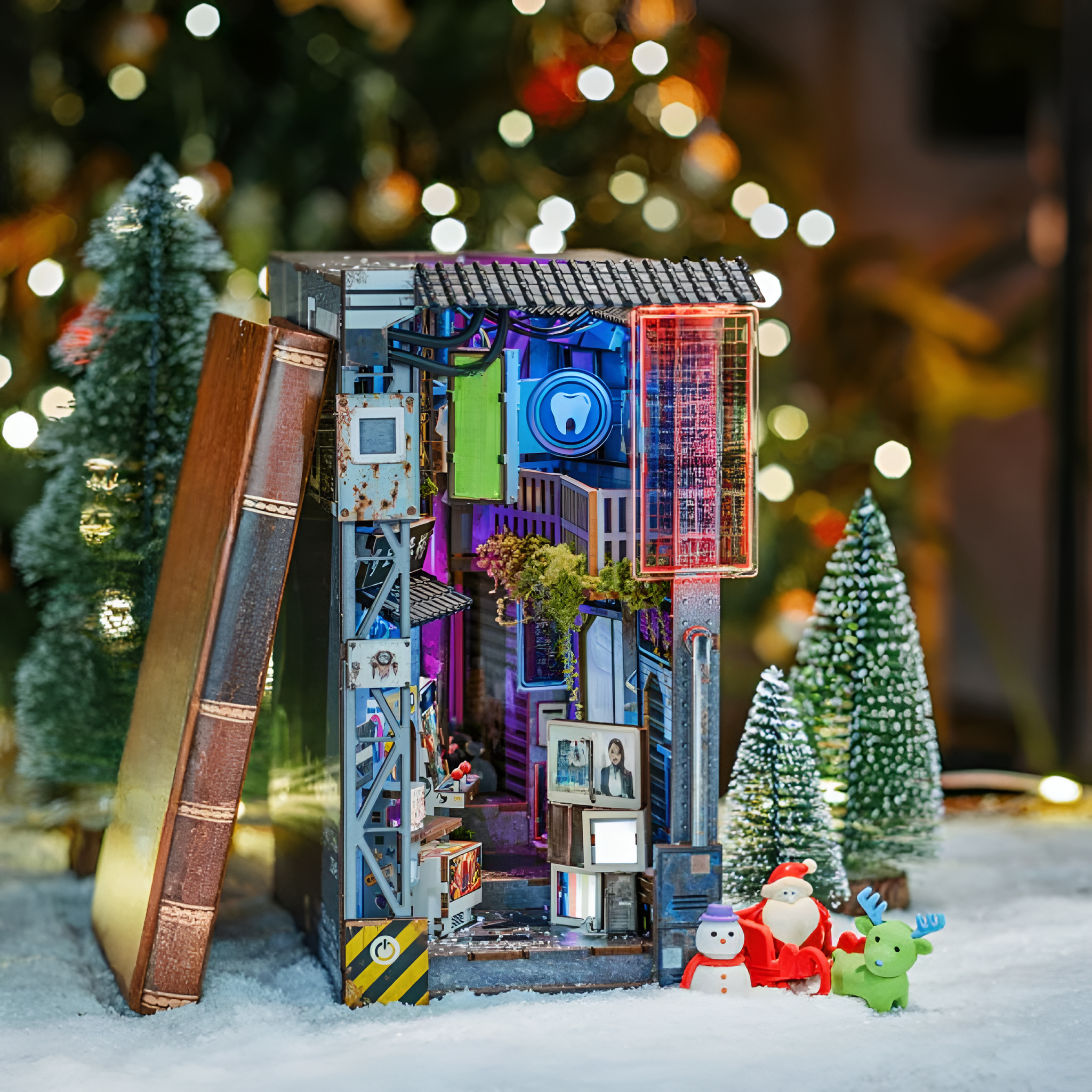 DIY Kowloon Walled City Book Nook Kit