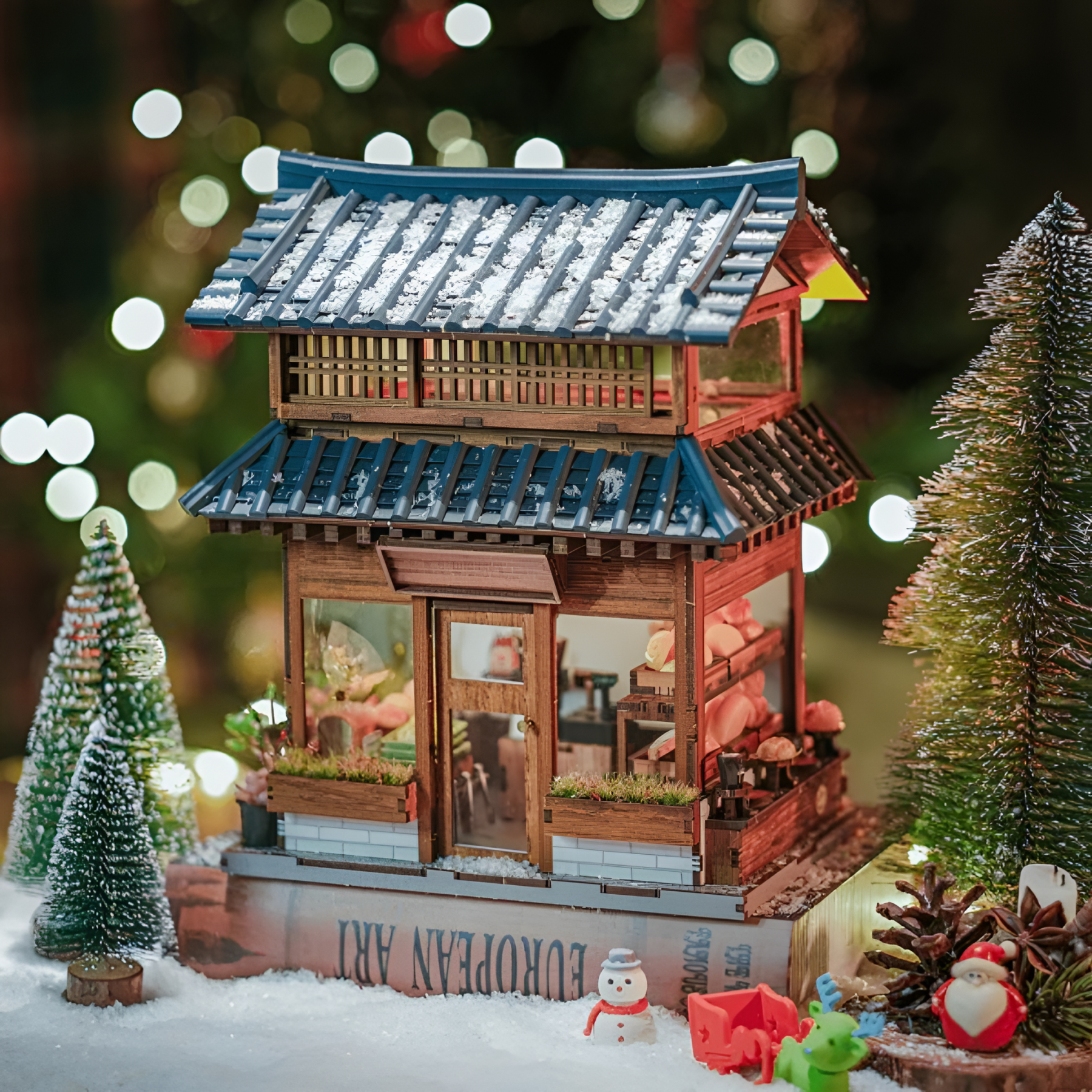 Hanok Bakery Miniature House Craft Kit