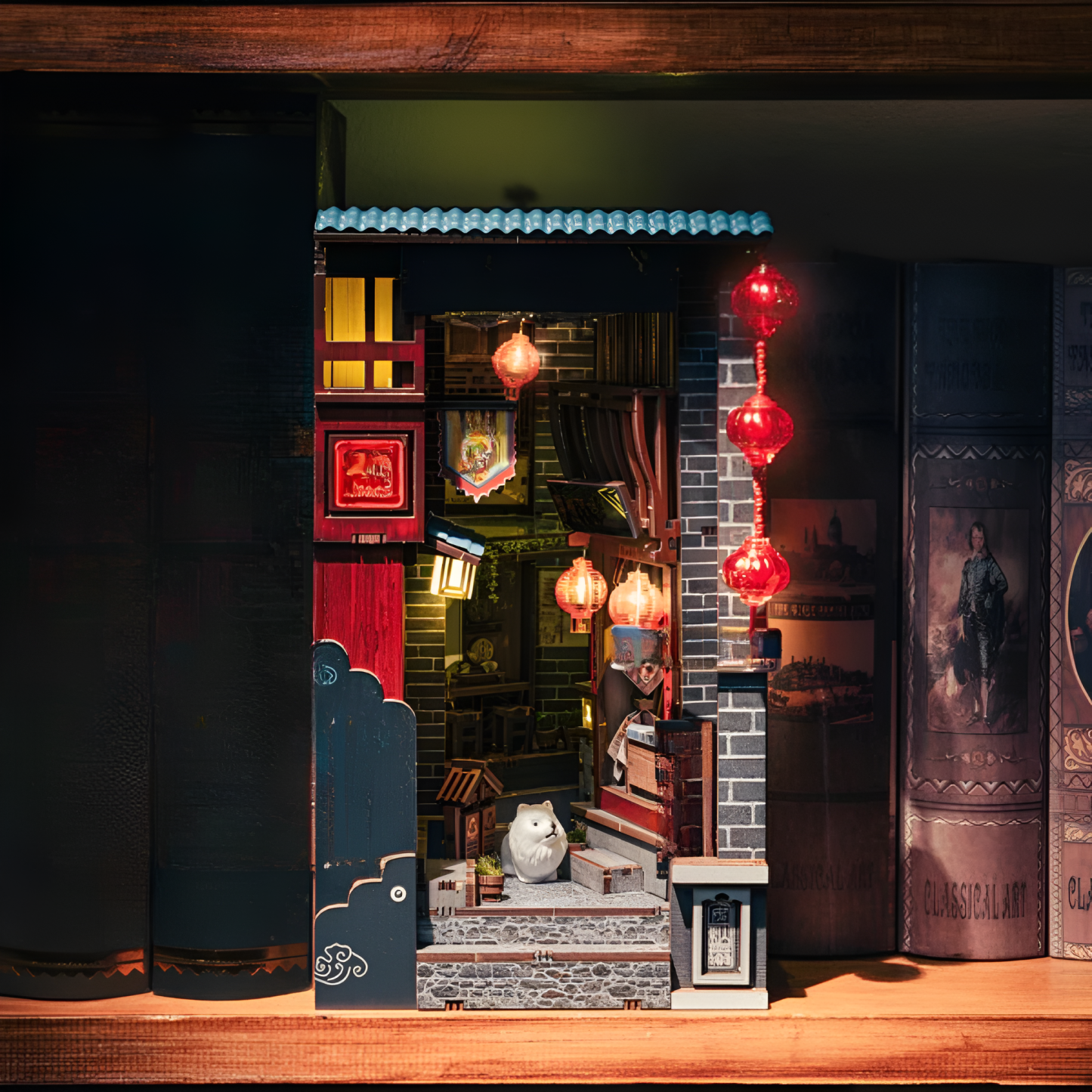 DIY Lijiang Ancient Town Book Nook Kit