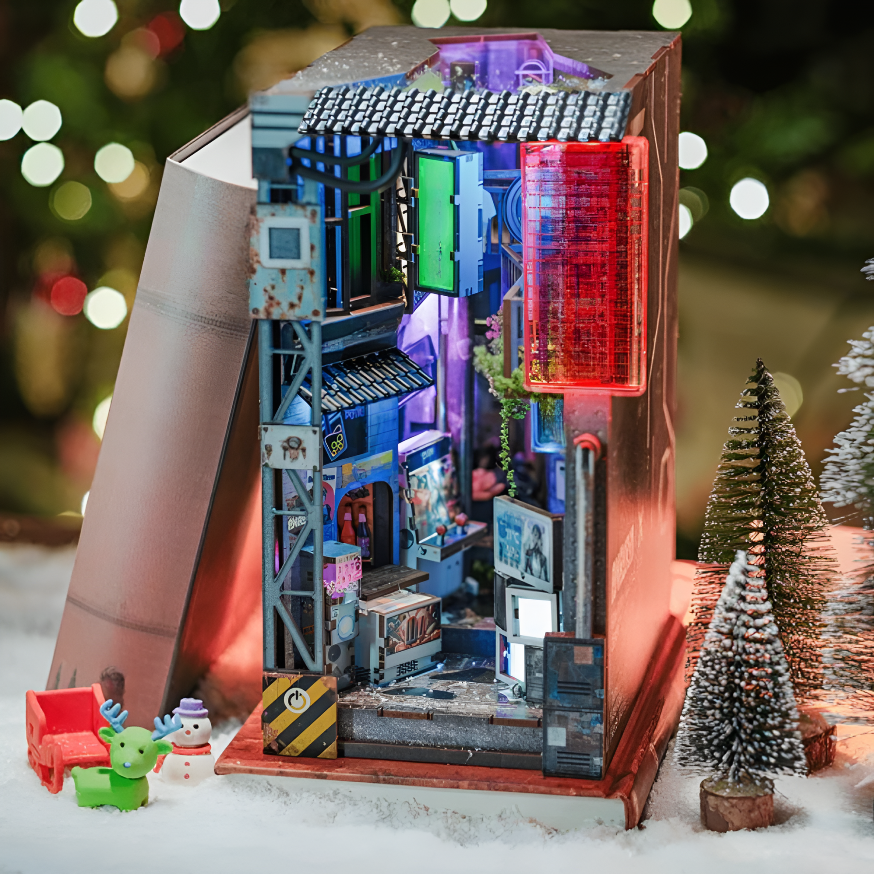 DIY Kowloon Walled City Book Nook Kit