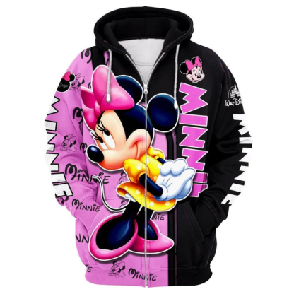 Cartoon Character Anime Zip Hoodie