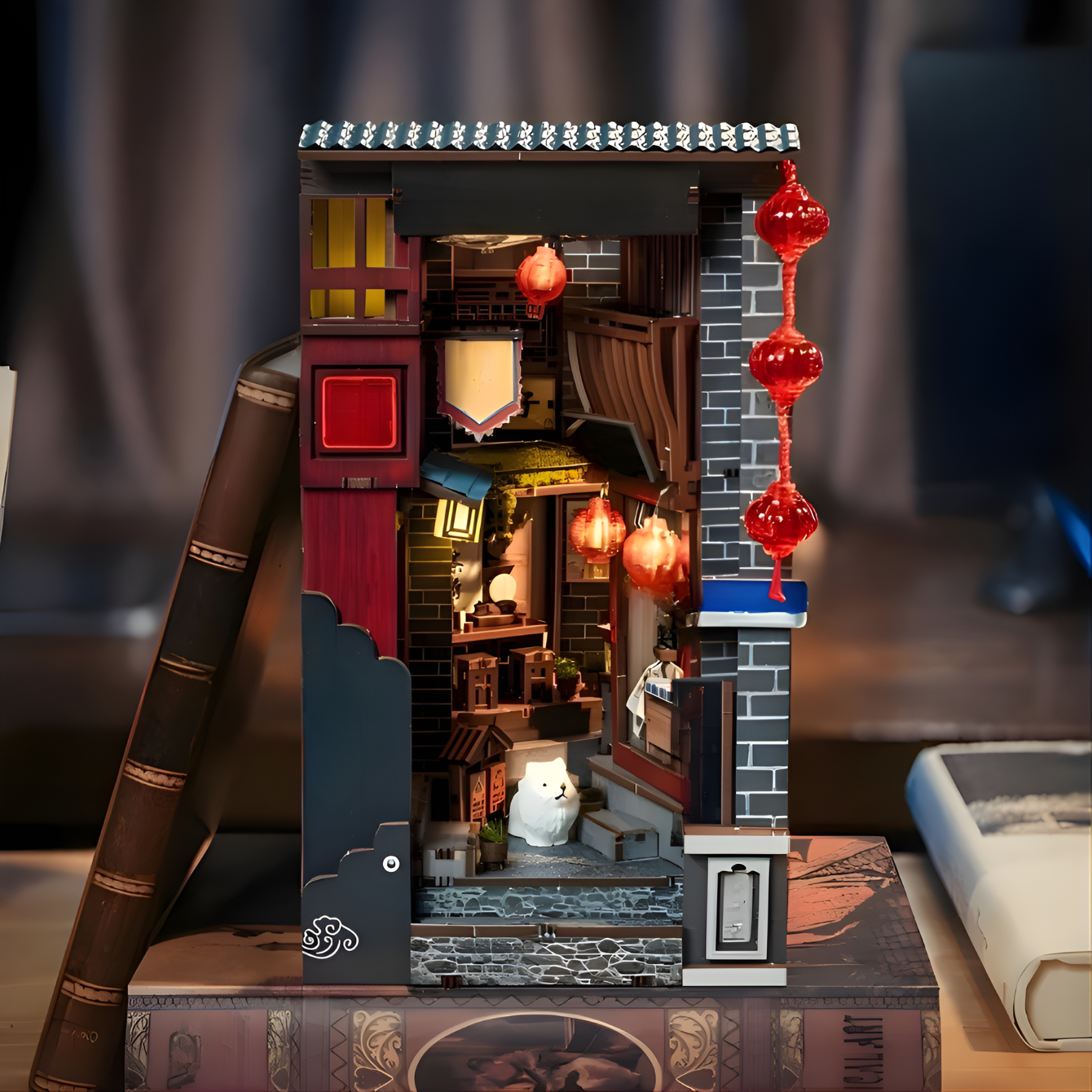 DIY Lijiang Ancient Town Book Nook Kit