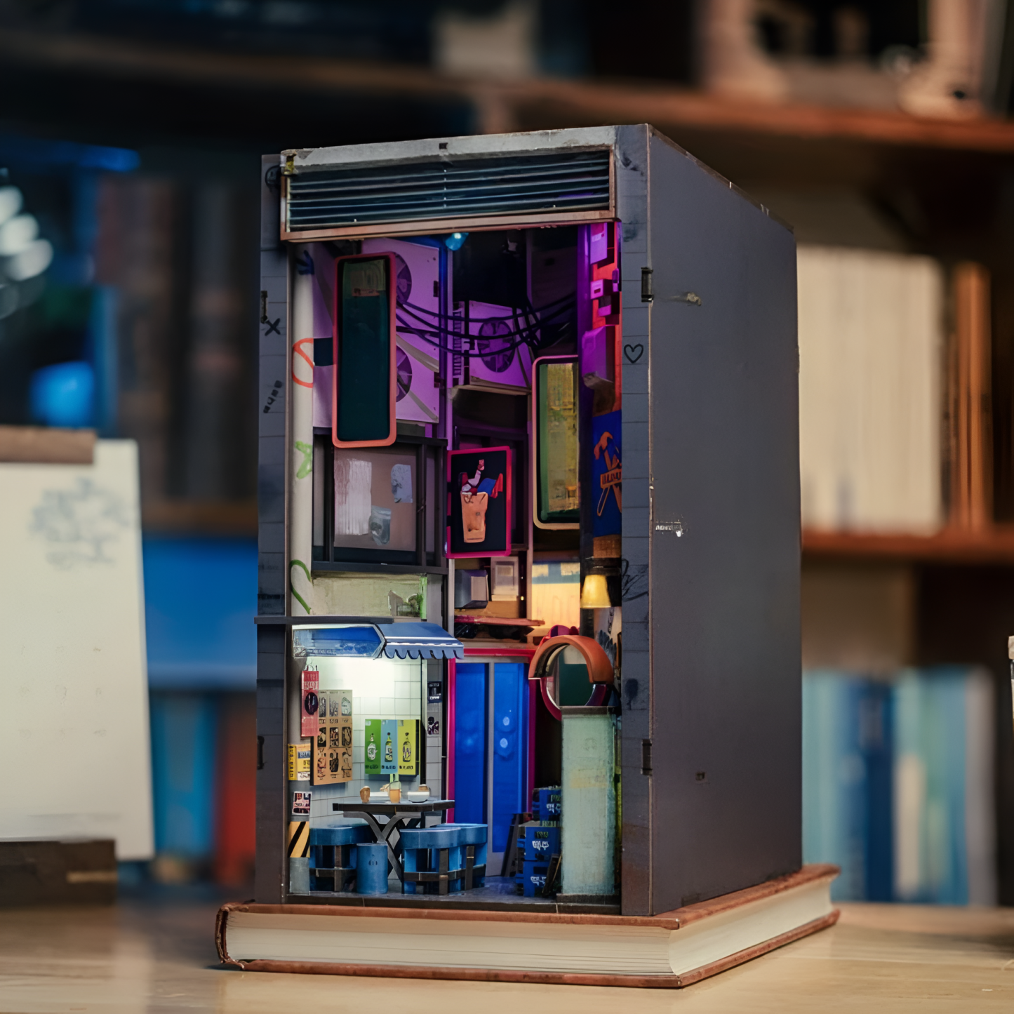 DIY Seoul Hipjiro Book Nook Kit For Crafting