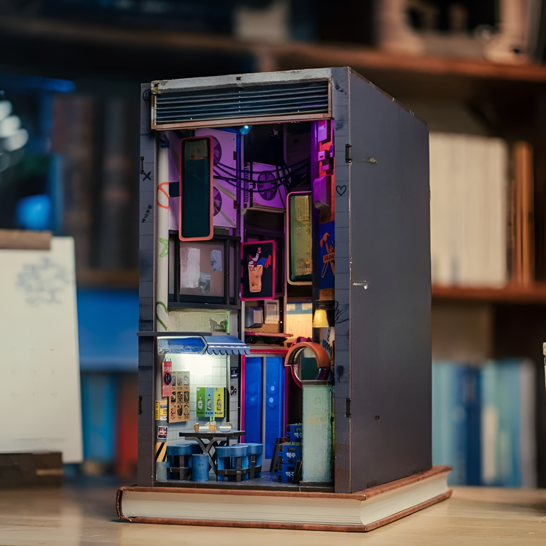 DIY Seoul Hipjiro Book Nook Kit For Crafting