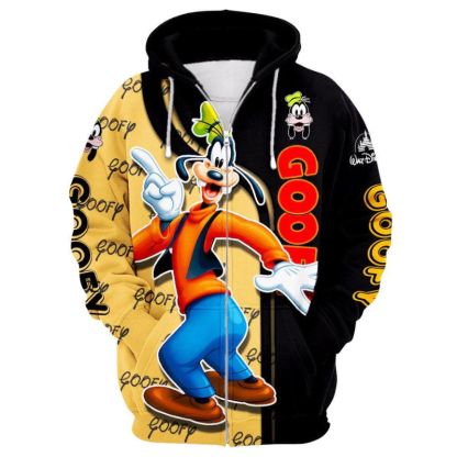 Cartoon Character Anime Zip Hoodie