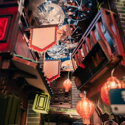 DIY Lijiang Ancient Town Book Nook Kit