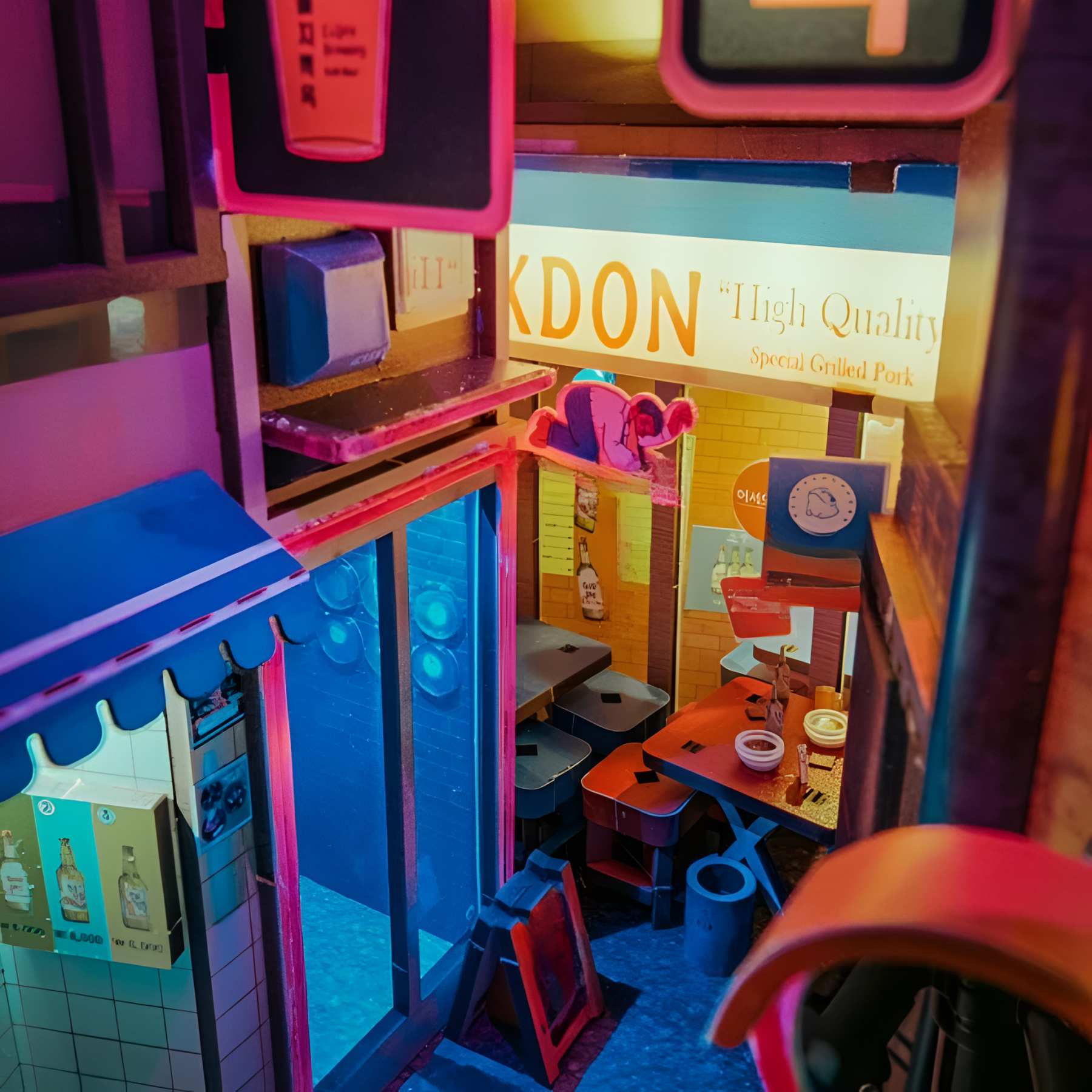 DIY Seoul Hipjiro Book Nook Kit For Crafting