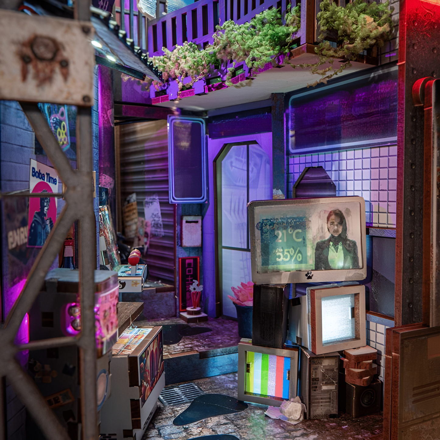 DIY Kowloon Walled City Book Nook Kit