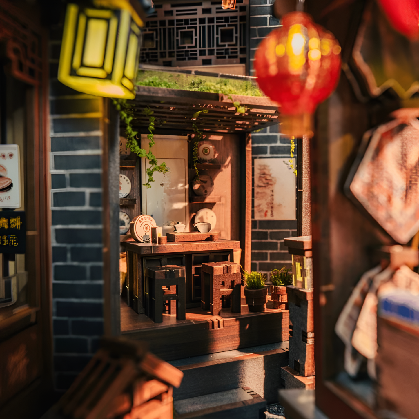 DIY Lijiang Ancient Town Book Nook Kit