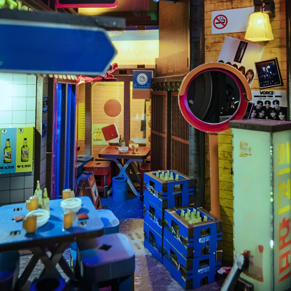 DIY Seoul Hipjiro Book Nook Kit For Crafting