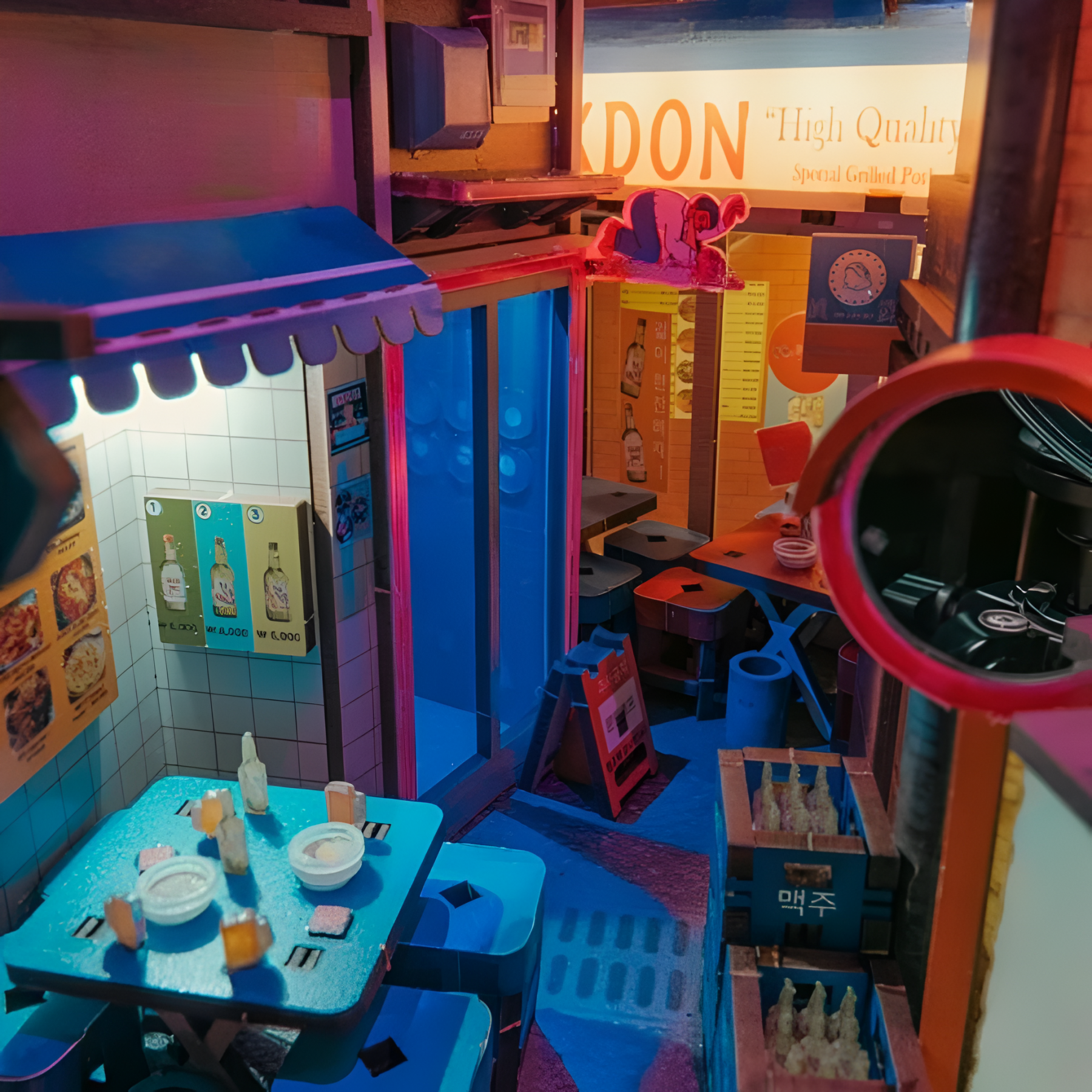 DIY Seoul Hipjiro Book Nook Kit For Crafting