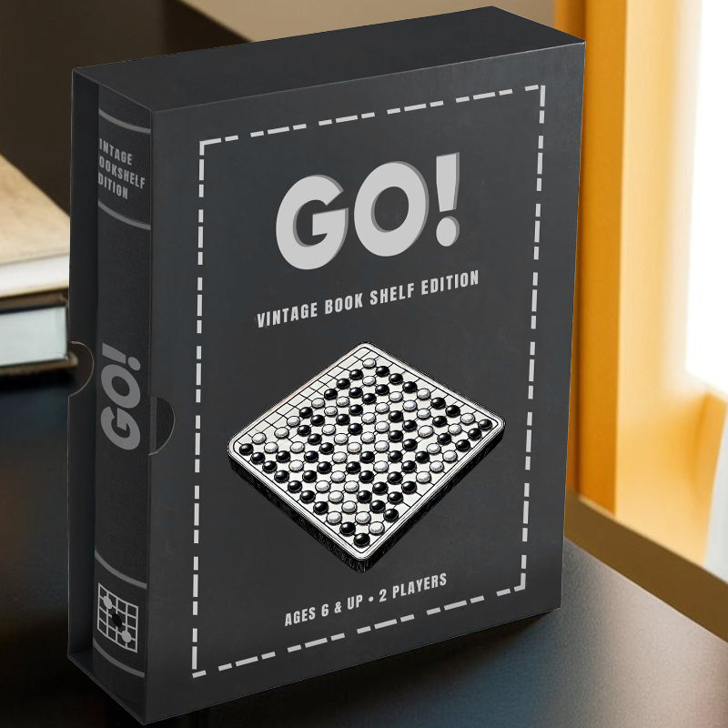 Go Game Set – A Timeless Strategy Game for Enthusiasts-Book Shelf Game