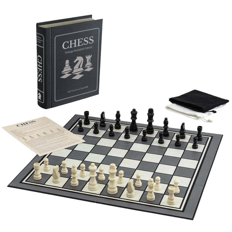 Classic Strategy Chess Set – A Timeless Game of Skill and Strategy-Book Shelf Game