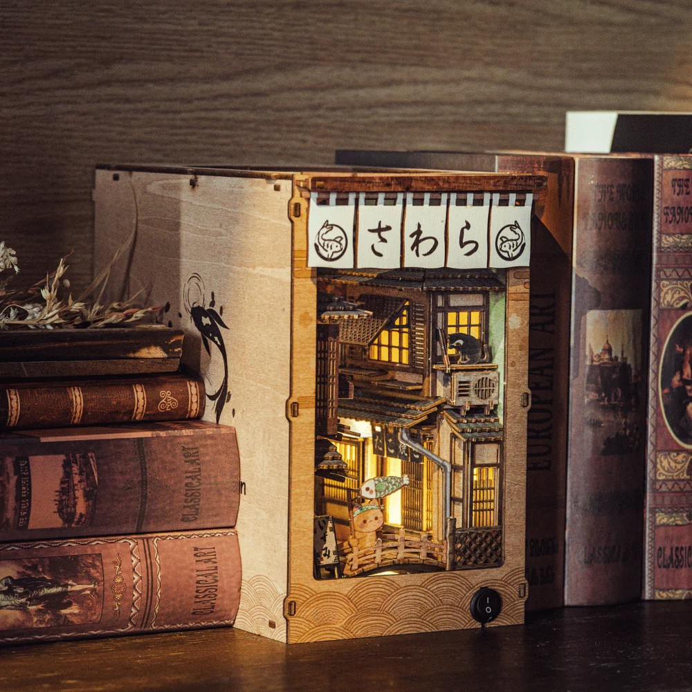 DIY Sawara Town Book Nook Kit For Crafting
