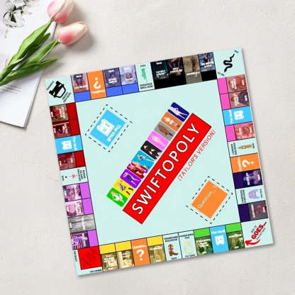 Swiftopoly Board Game-Book Shelf Game
