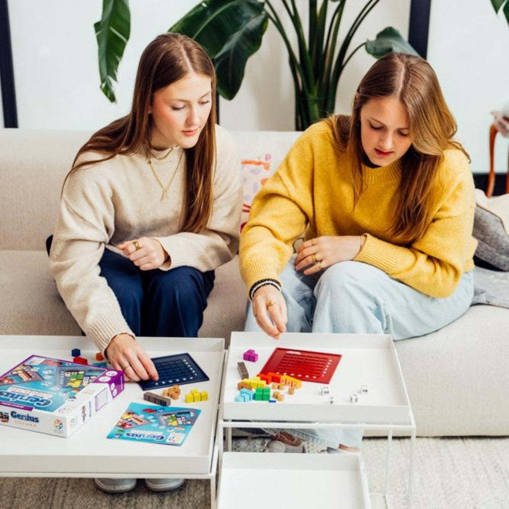 The Genius Square Game - Two Player Logic Race Game-Book Shelf Game