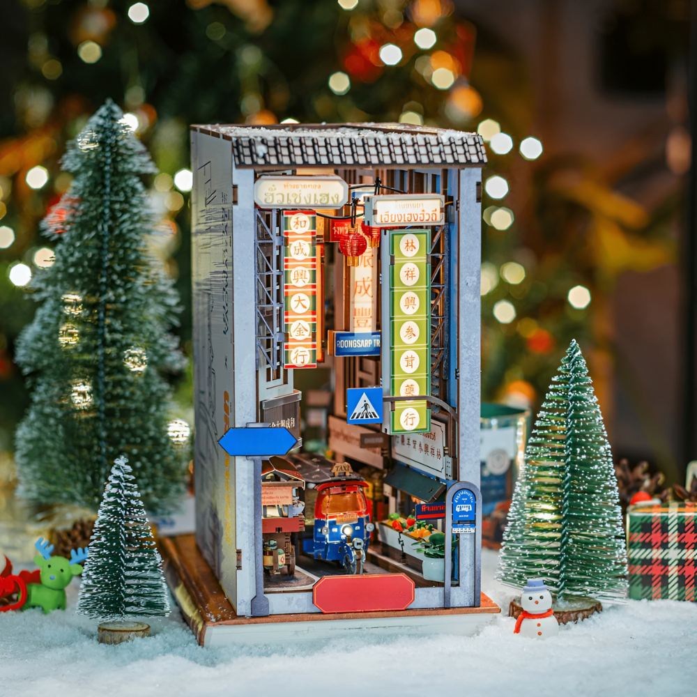 DIY Yaowarat Chinatown Book Nook Kit For Crafting