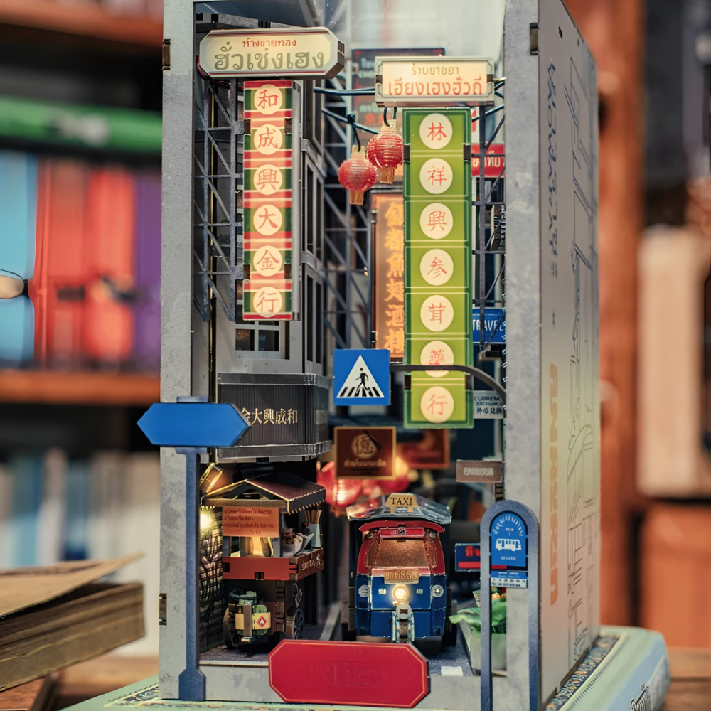 DIY Yaowarat Chinatown Book Nook Kit For Crafting