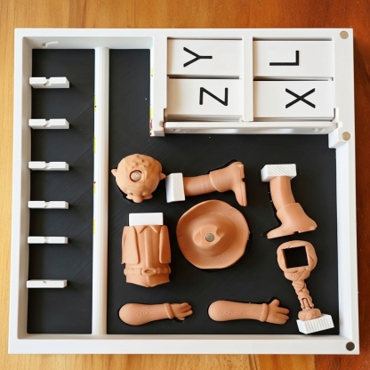 Classic Magnetic Hangman Word Guessing Game