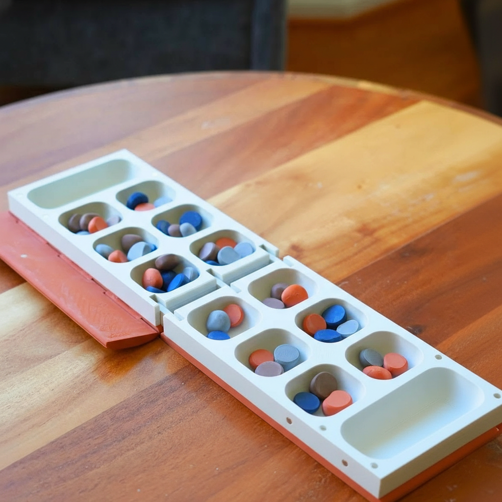 Portable Mancala Book Game For Fun