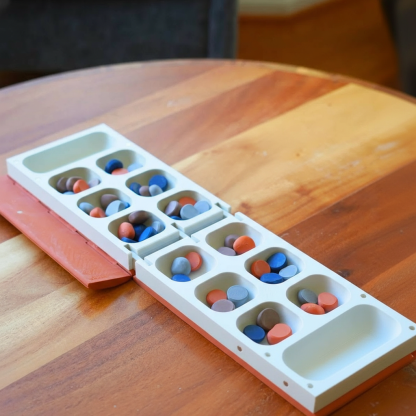 Portable Mancala Book Game For Fun