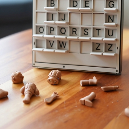Classic Magnetic Hangman Word Guessing Game