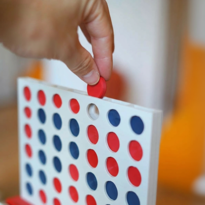 Portable Four In A Row Book Game 