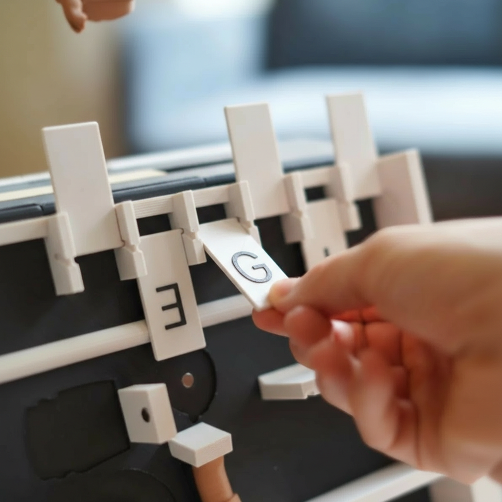 Classic Magnetic Hangman Word Guessing Game