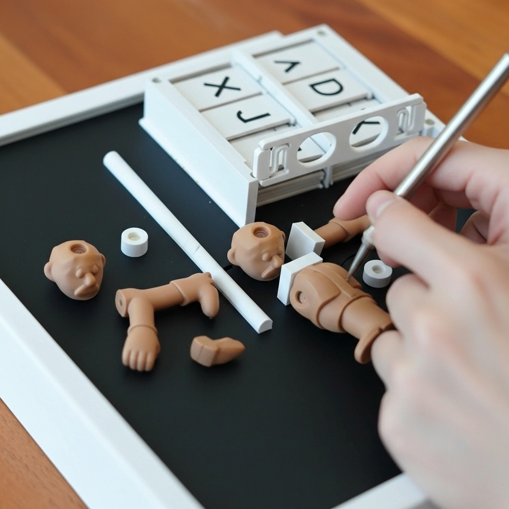 Classic Magnetic Hangman Word Guessing Game