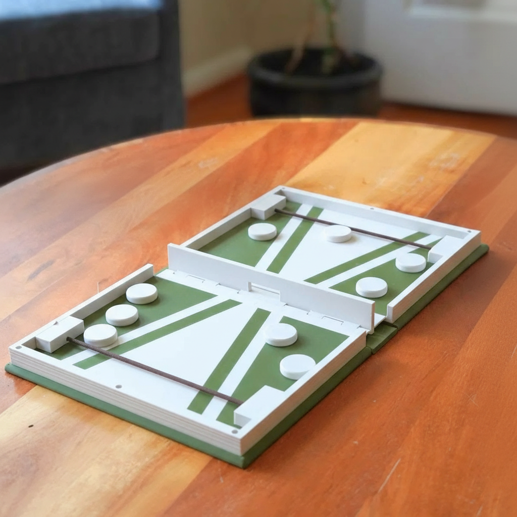 Portable Sling Puck Book Game For Everyone