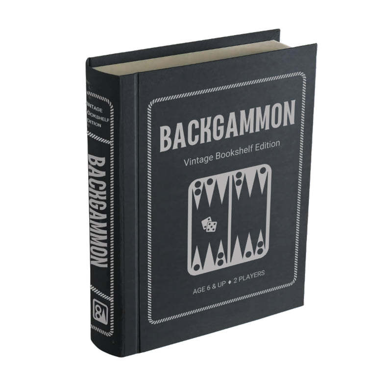 Classic Backgammon Set – A Timeless Strategy Game for All Ages-Book Shelf Game